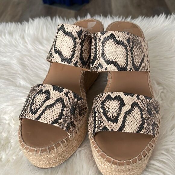 FRANCO SARTO ESPADRILLES SNAKE PRINT SIZE 9 M - Picture 1 of 8